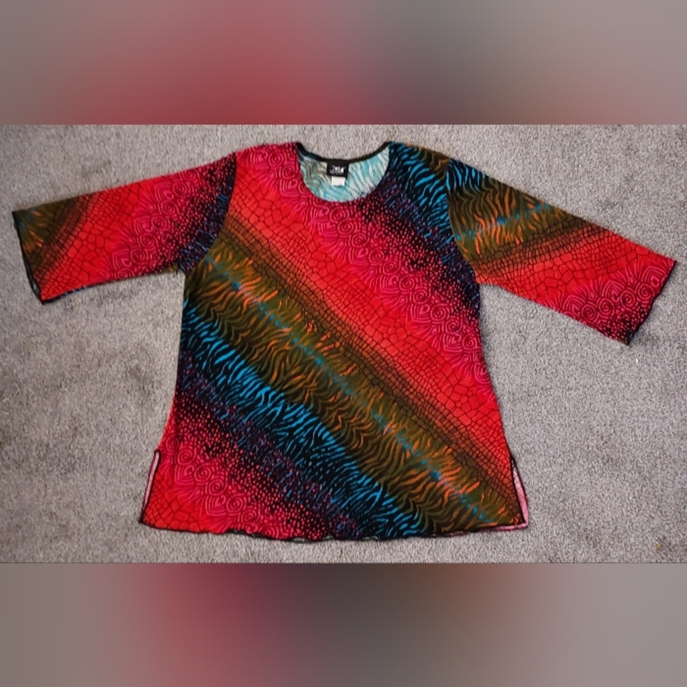 Colorful Long Sleeve Top